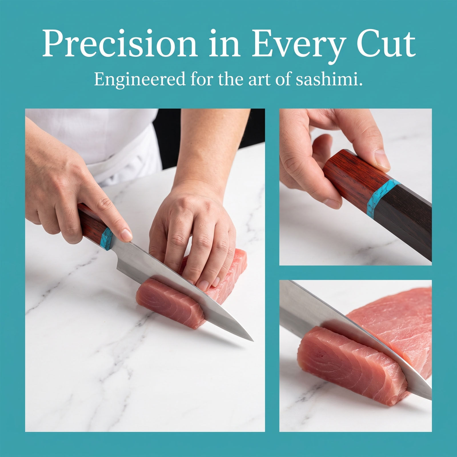 Wooden Japanese Kitchen Knife  - Japanese Knife review and price