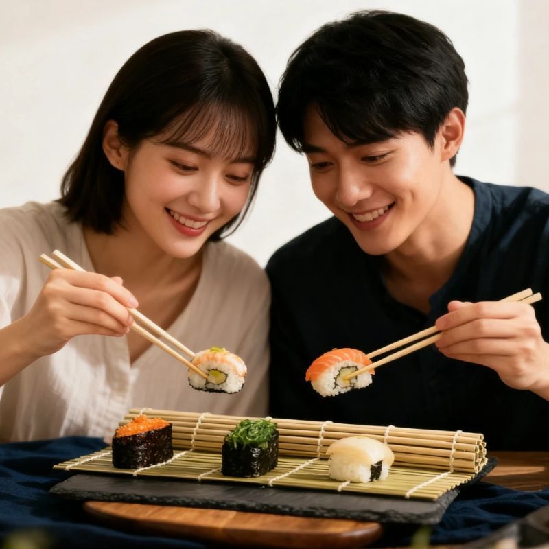 Natural Bamboo Sushi Mat Squar - Sushi Making Kit review and price