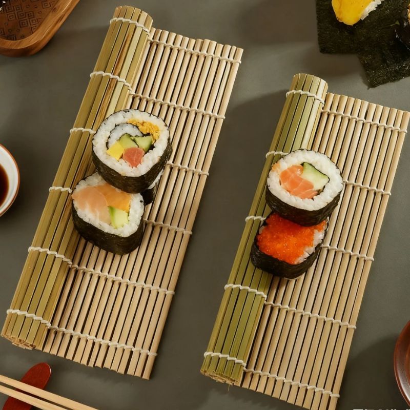 Natural Bamboo Sushi Mat Squar - Sushi Making Kit review and price