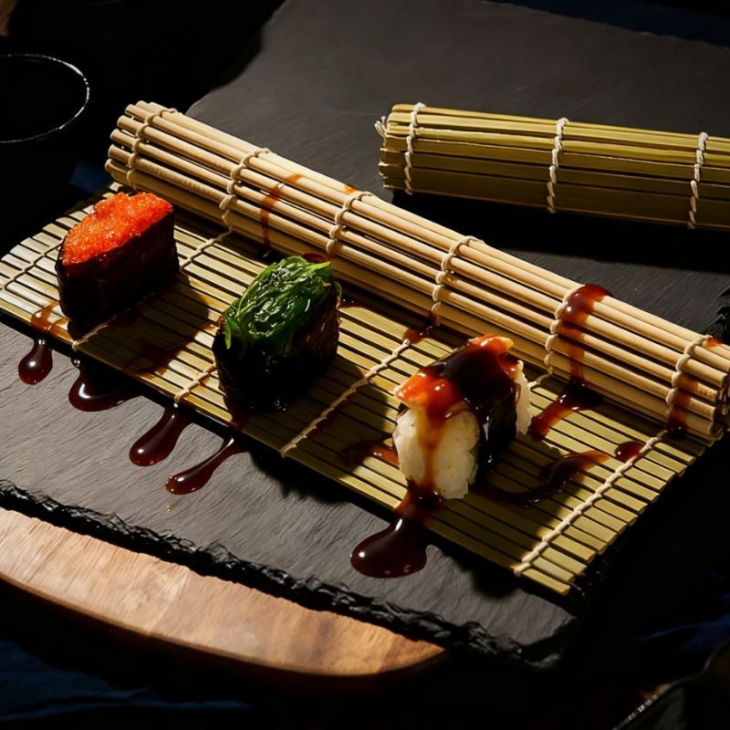 Natural Bamboo Sushi Mat Squar - Sushi Making Kit review and price