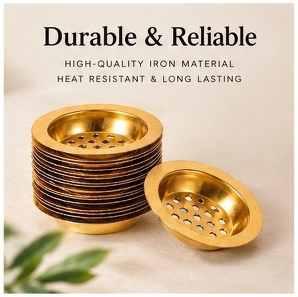 10Pcs Incense Burner Tray Gold - Incense Holder review and price