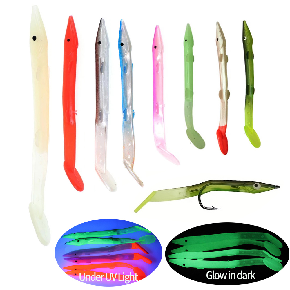 8pcs Soft Plastic Bait Fish Sa - Furoshiki review and price