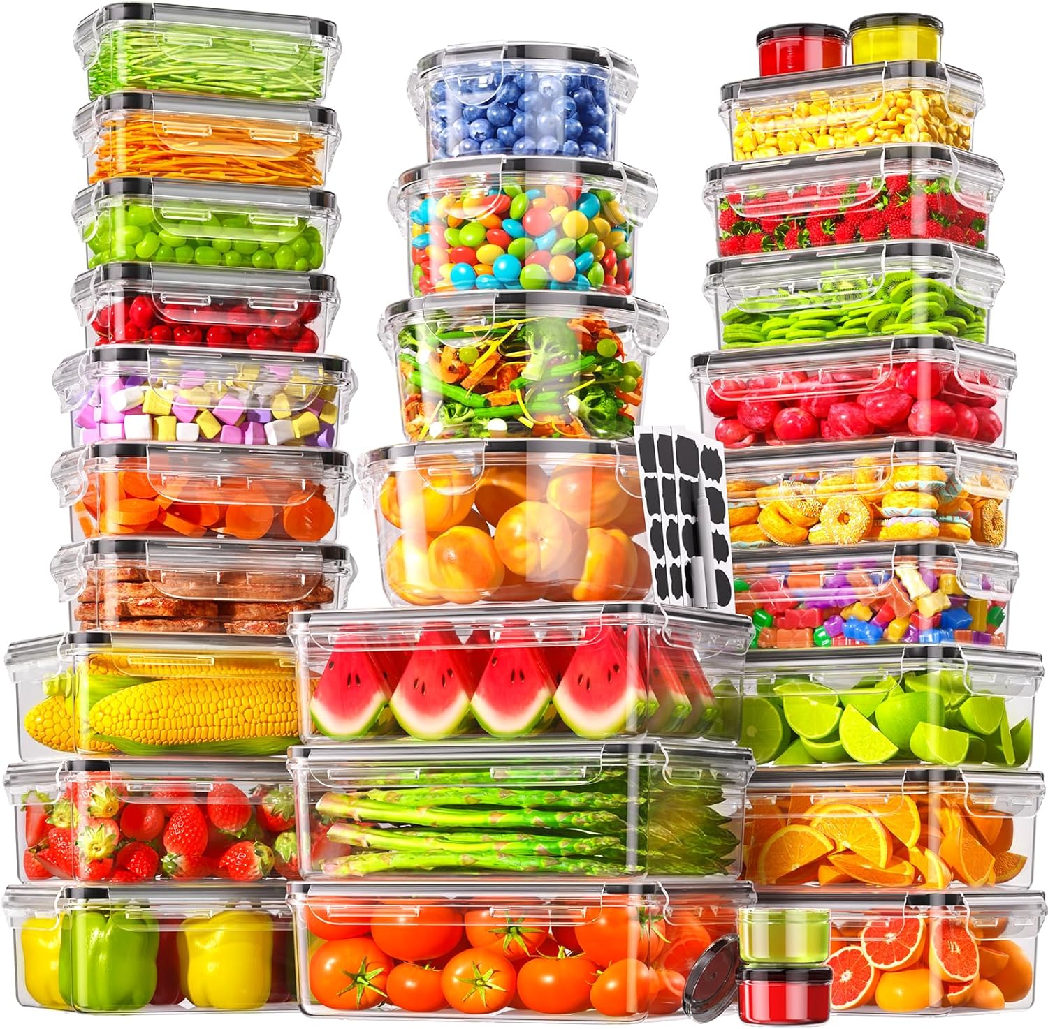 50Pcs/25-Pack Airtight Food St - Bento Box review and price