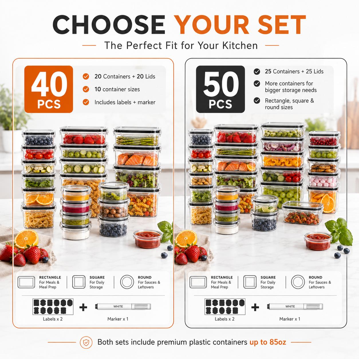 50Pcs/25-Pack Airtight Food St - Bento Box review and price